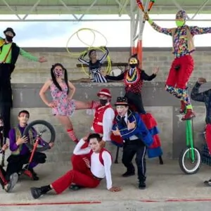 Circo en Bogotá Benedeto Músicos artistas
