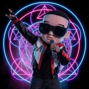 daddy yankee show de cabeza gigante