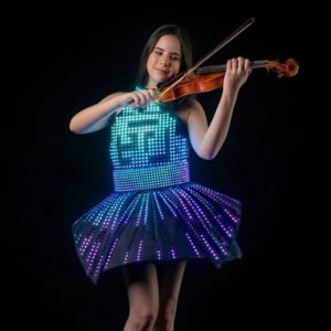 traje led para violinista en bogota