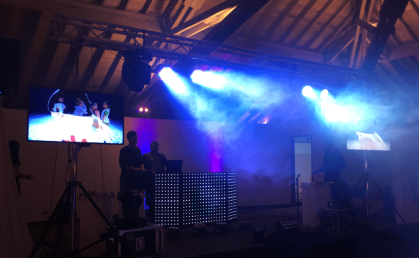montaje de sonido para fiestas