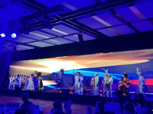 Show Carnaval de Barranquilla en Bogotá - comparsa folclórica Voiz Producciones