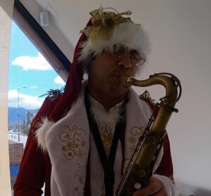 PAPA NOEL SAXOFONISTA