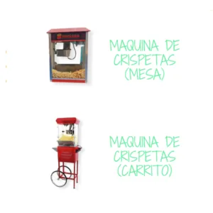 MÁQUINA DE CRISPETAS EN LA CIUDAD DE BOGOTÁ