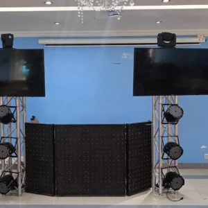 Montaje de sonido Standard con pantallas en Bogota