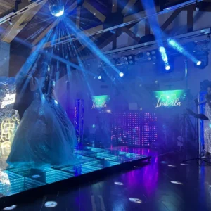 Combo Platinum de sonido, luces y pista LED para eventos en Bogotá, Voiz Producciones