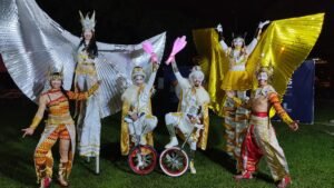 Personajes circenses en Medellín