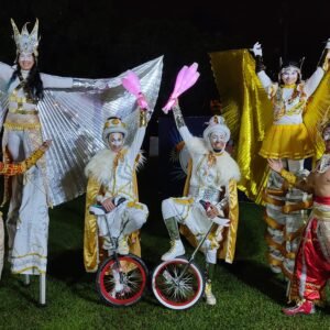 Personajes circenses en Medellín