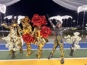 Personaje mirror de espejos para eventos en Bogotá, Voiz Producciones