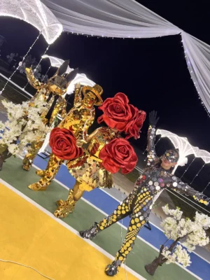 Personaje mirror de espejos para eventos en Bogotá, Voiz Producciones