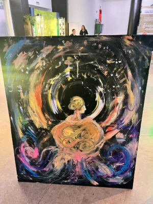 Show de speed painting - arte en vivo para eventos en Bogotá, Voiz Producciones